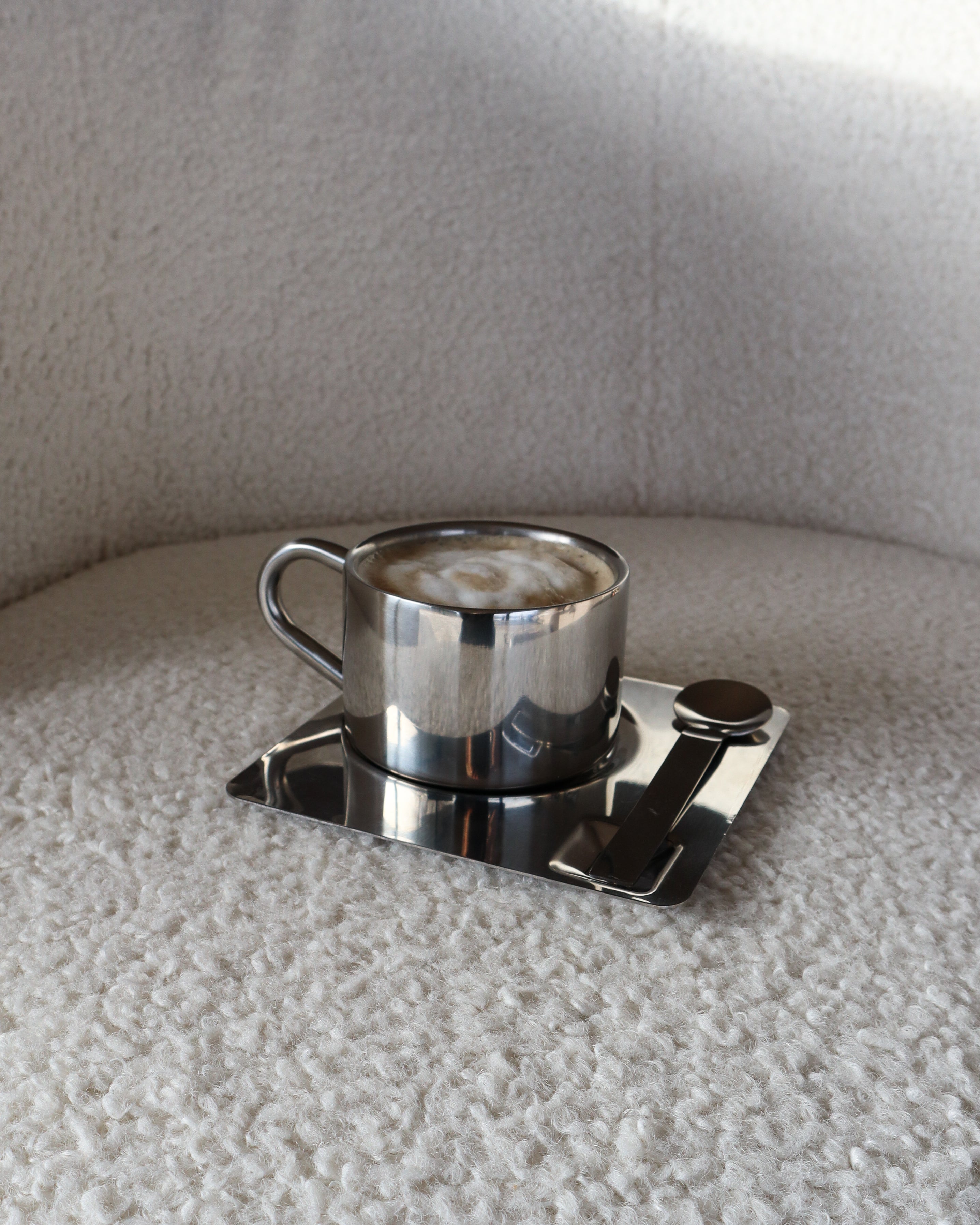 Kaffeset Cappuccino TRIO rostfritt stål • NICHBA