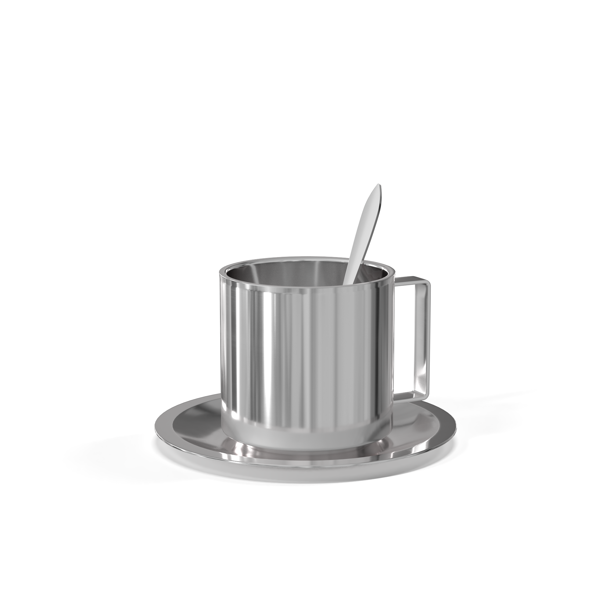 Kaffeset Americano TRIO i rostfritt stål • NICHBA