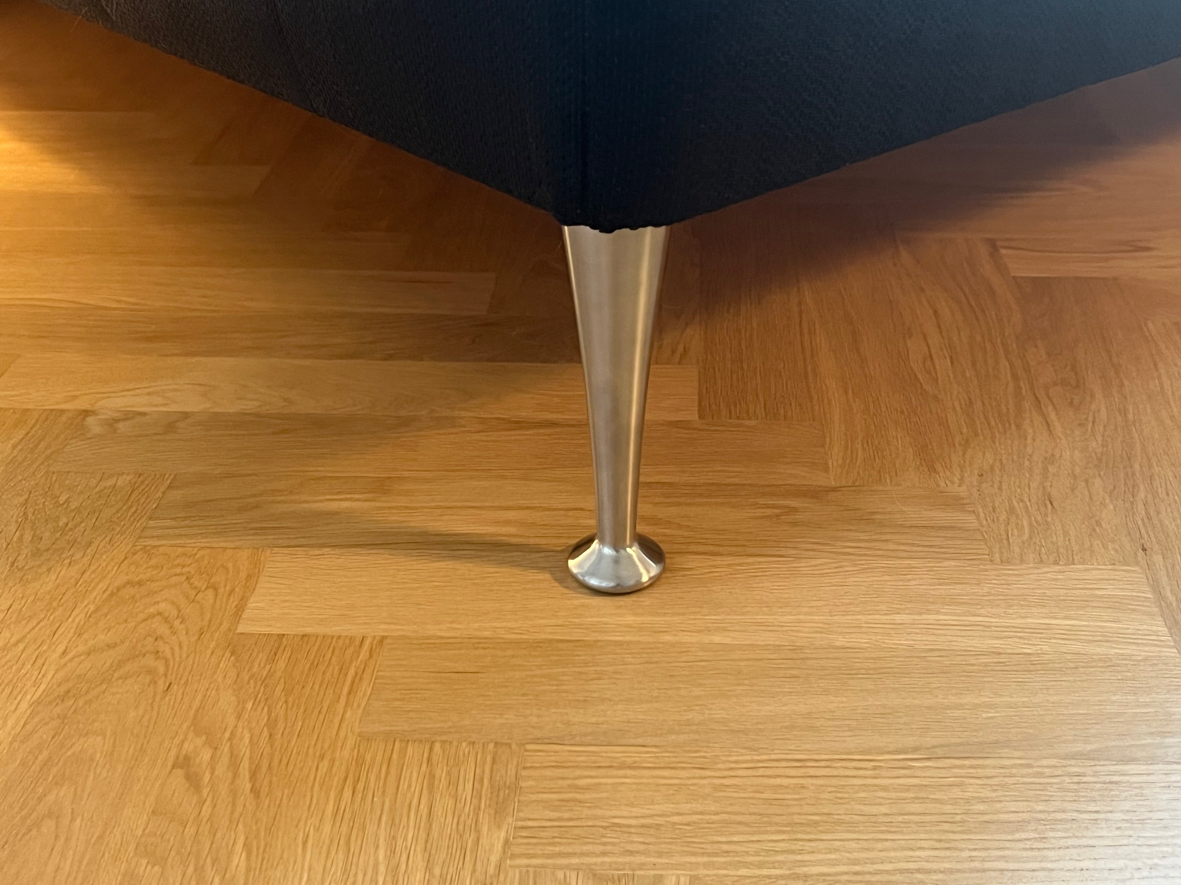 Sängben / soffben CHAMP, rostfritt stål-look (4 st.)
