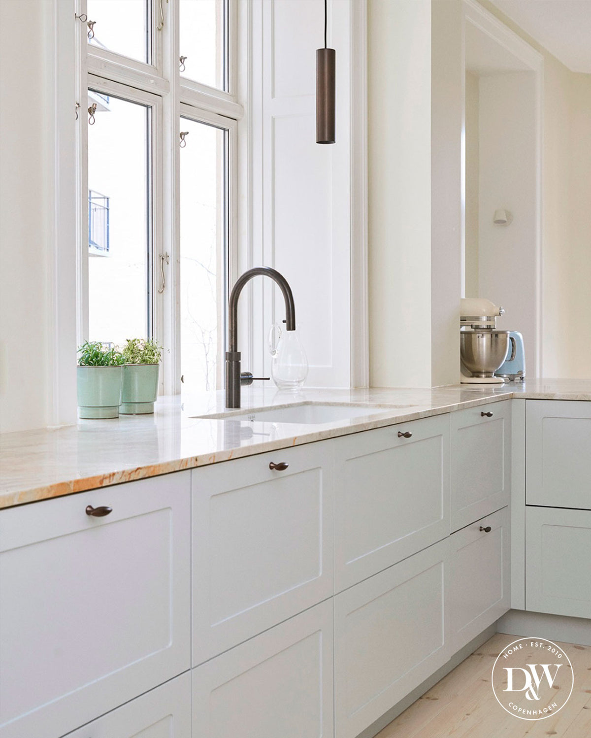 Möbelknopp i brons / brunerad mässing - Nyholm • Chr. Jørgensen - Copenhagenhomedesign