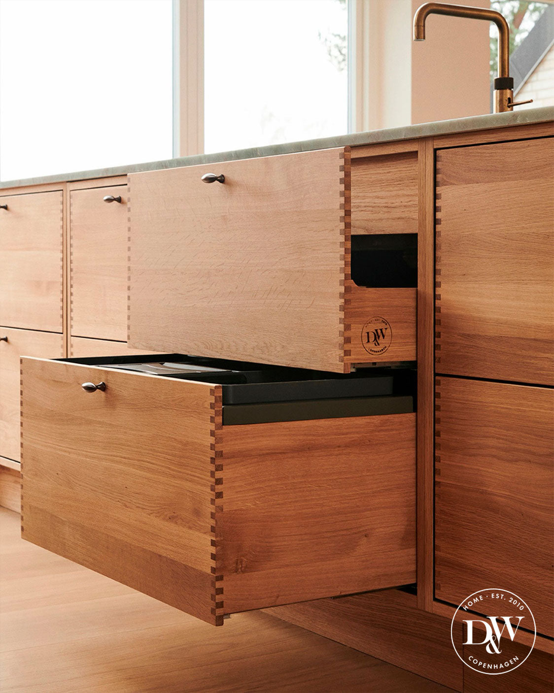 Möbelknopp i brons / brunerad mässing - Nyholm • Chr. Jørgensen - Copenhagenhomedesign