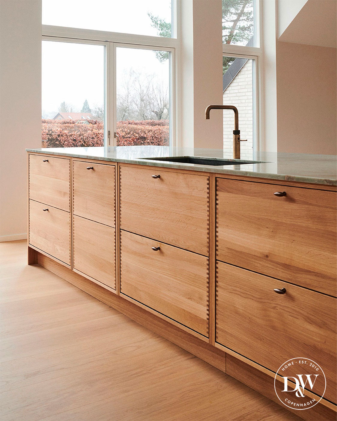Möbelknopp i brons / brunerad mässing - Nyholm • Chr. Jørgensen - Copenhagenhomedesign