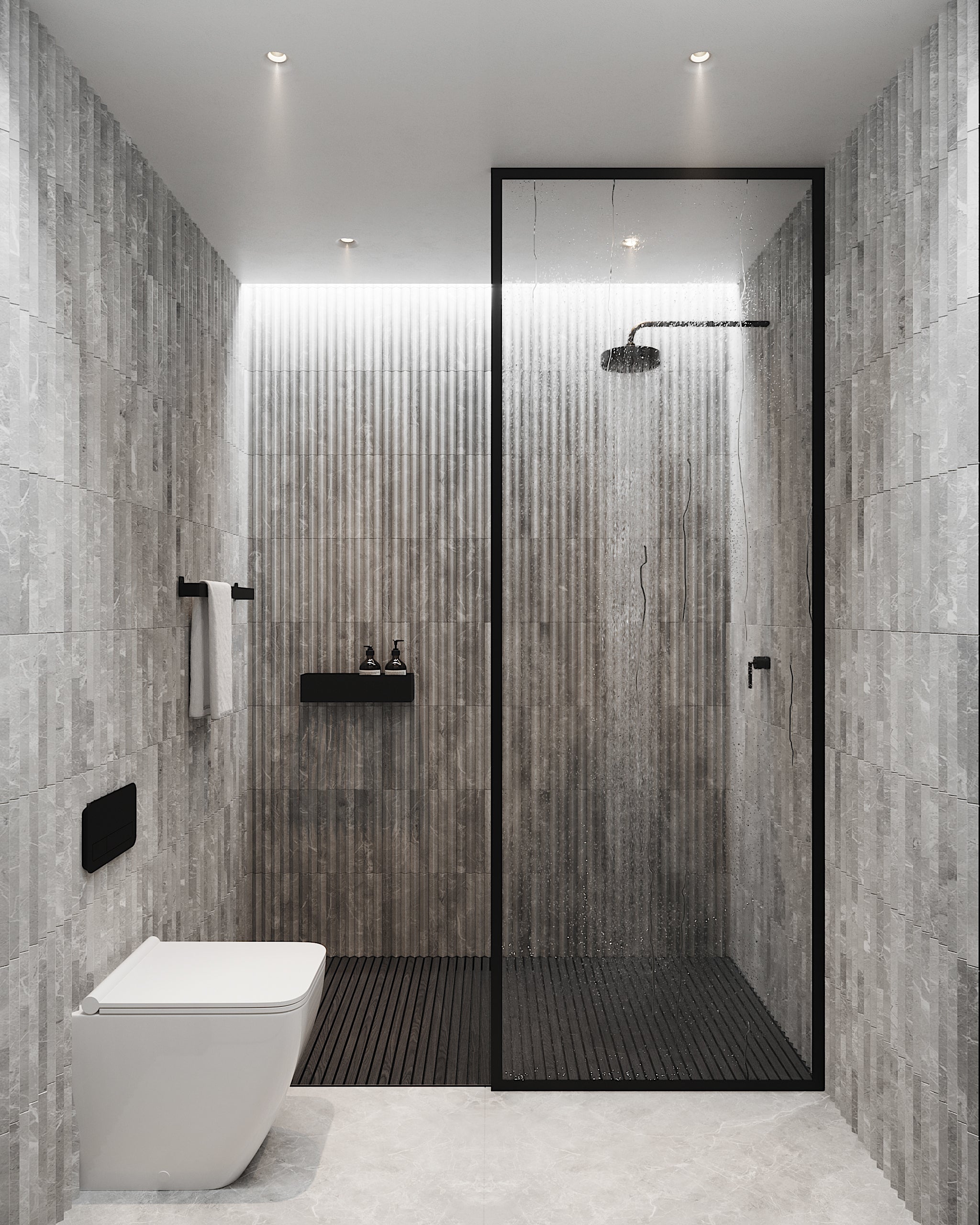 Duschhylla, svart • NICHBA