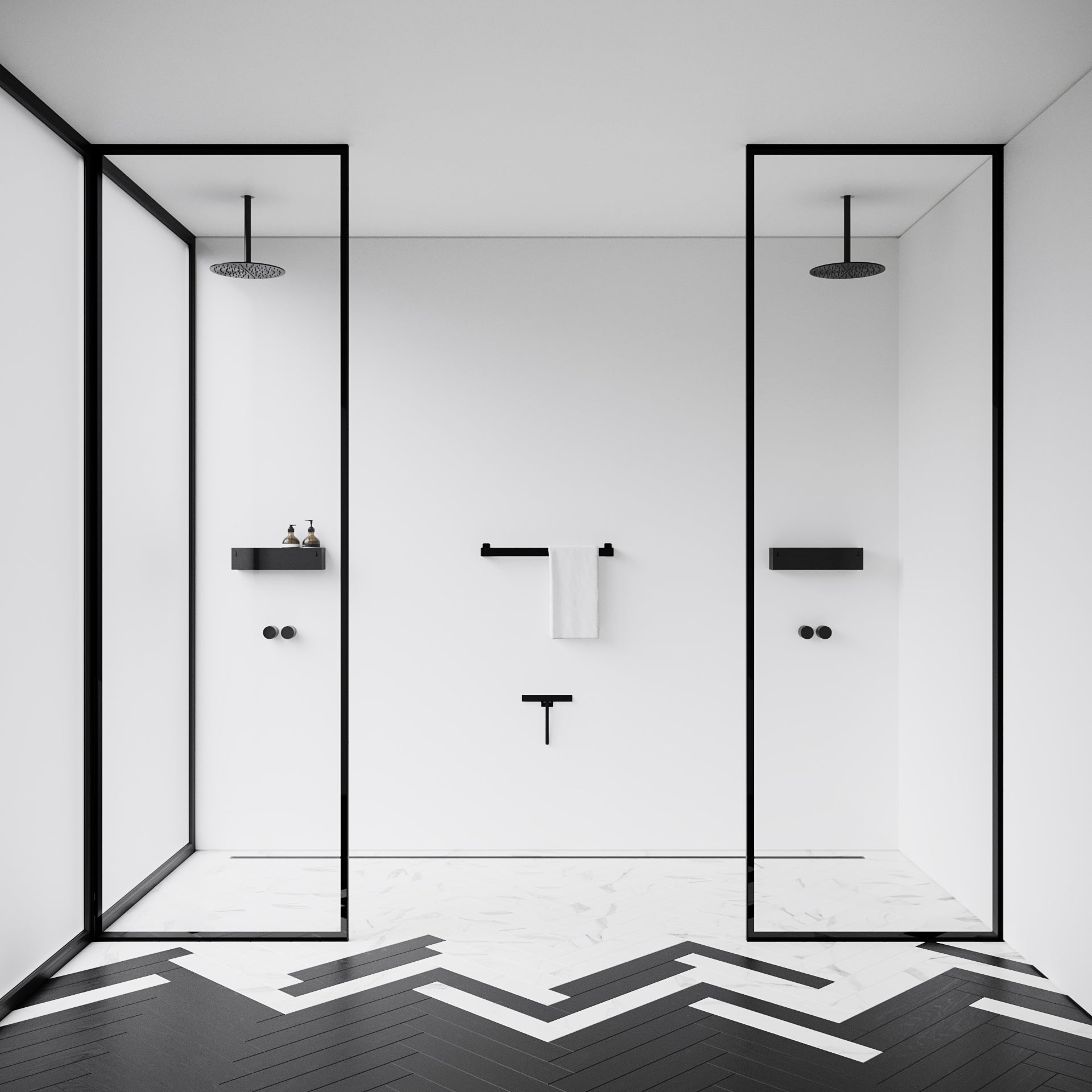 Duschhylla, svart • NICHBA