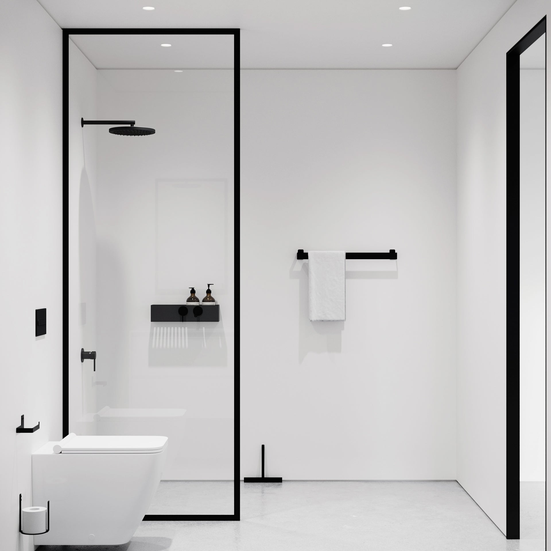 Duschhylla, svart • NICHBA