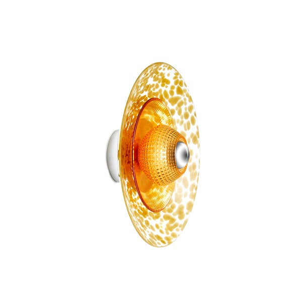Discolampa Rama vägglampa, amber • Design by Us