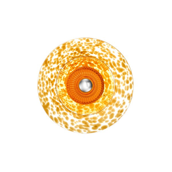 Discolampa Rama vägglampa, amber • Design by Us