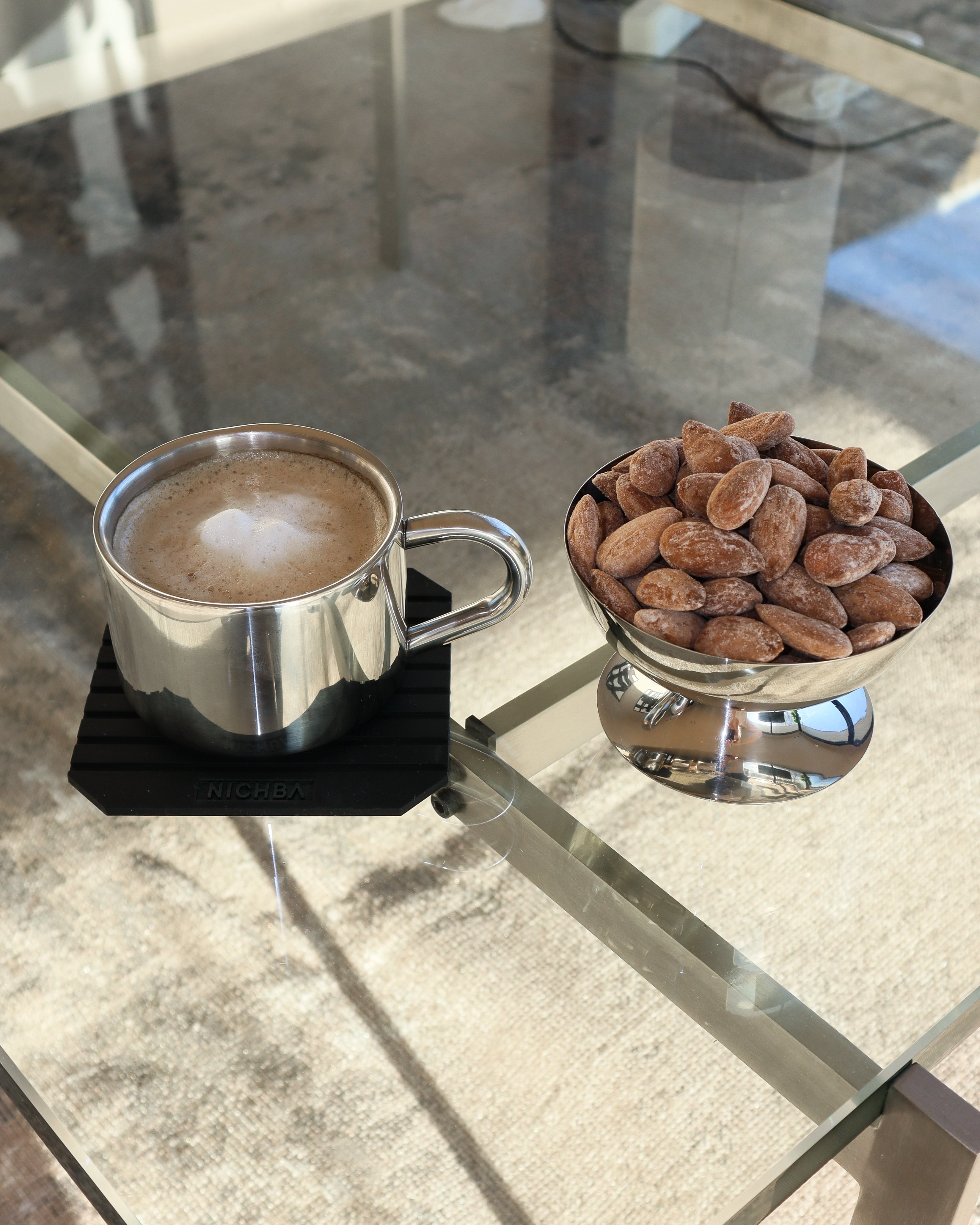Kaffeset Cappuccino TRIO rostfritt stål • NICHBA