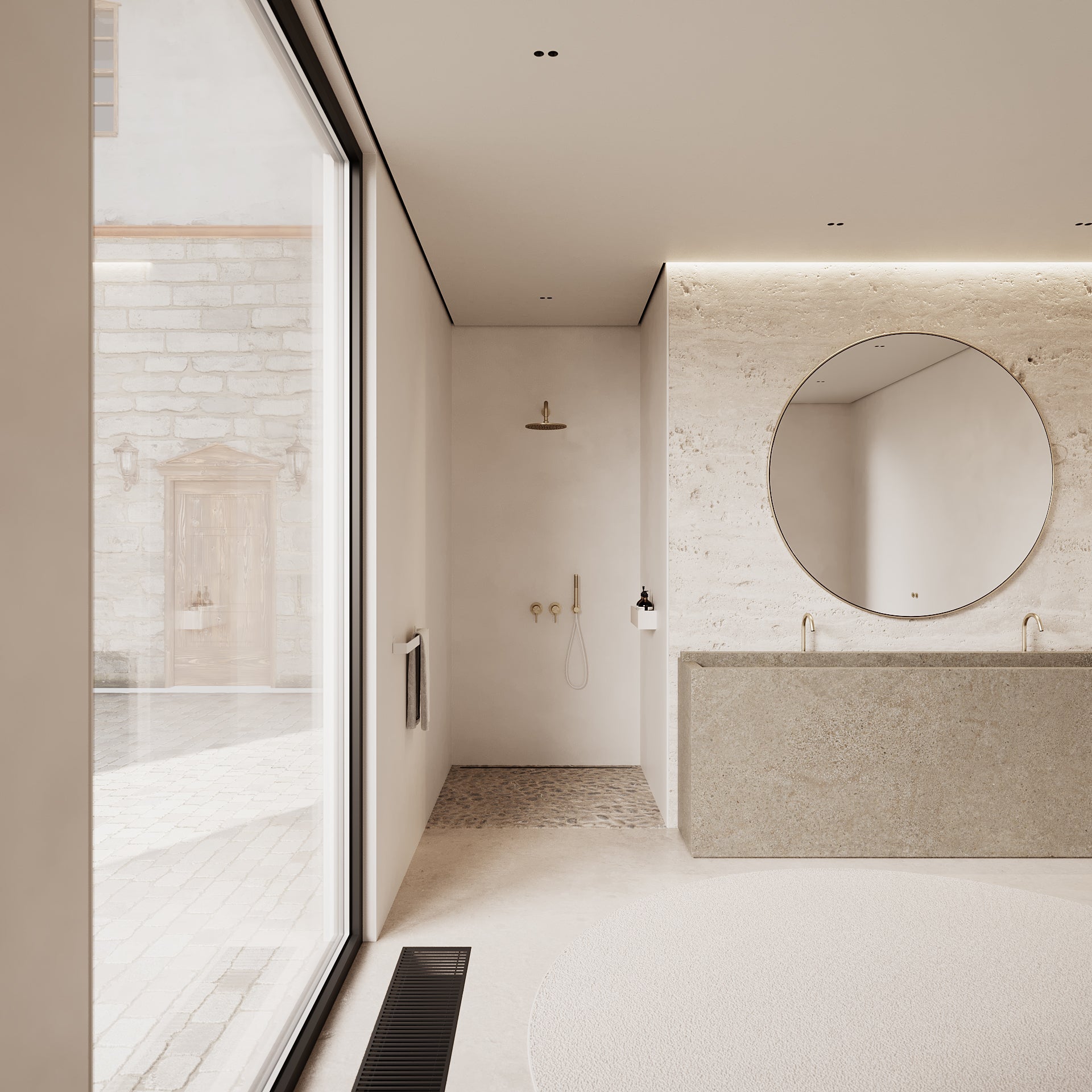 Duschhylla, vit • NICHBA