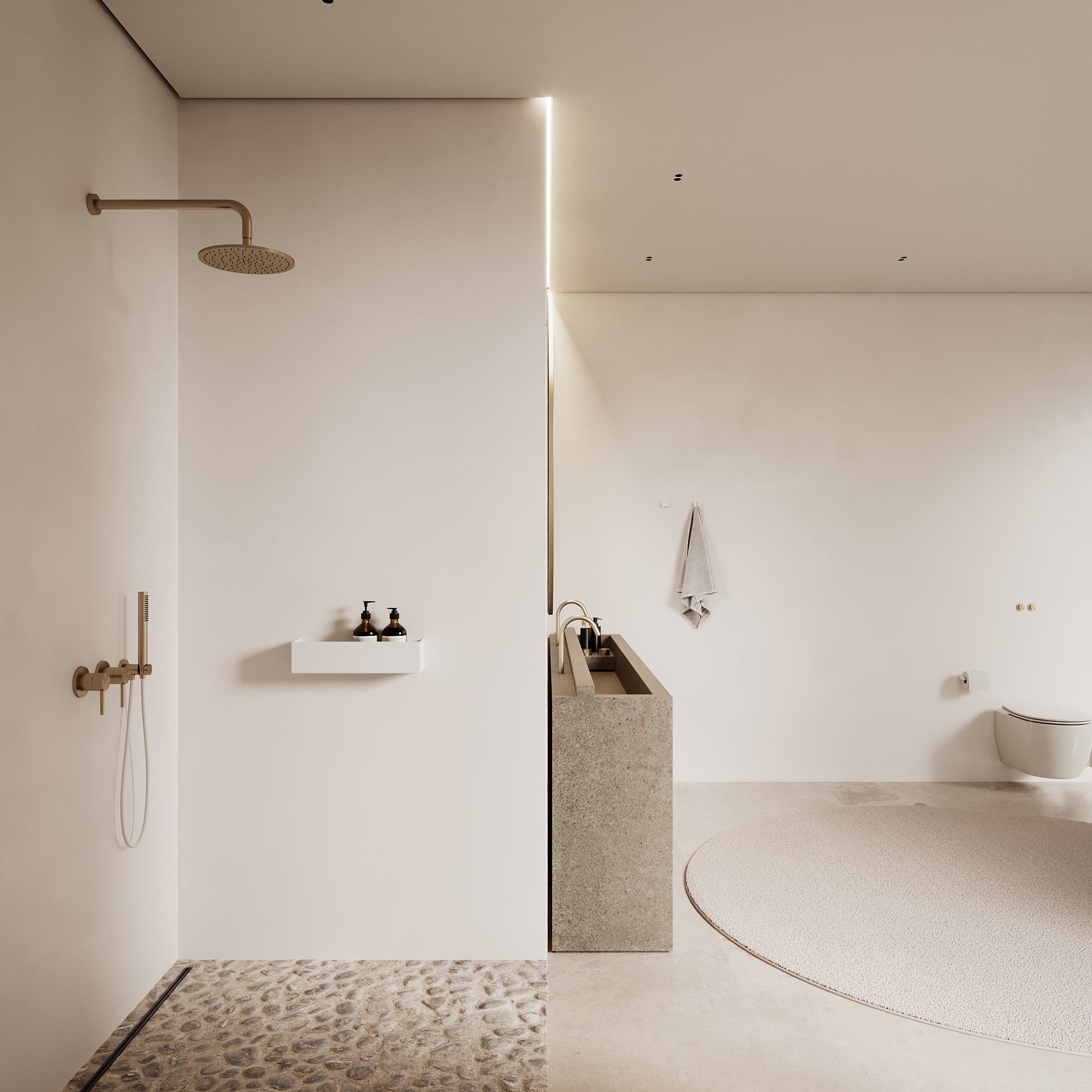 Duschhylla, vit • NICHBA