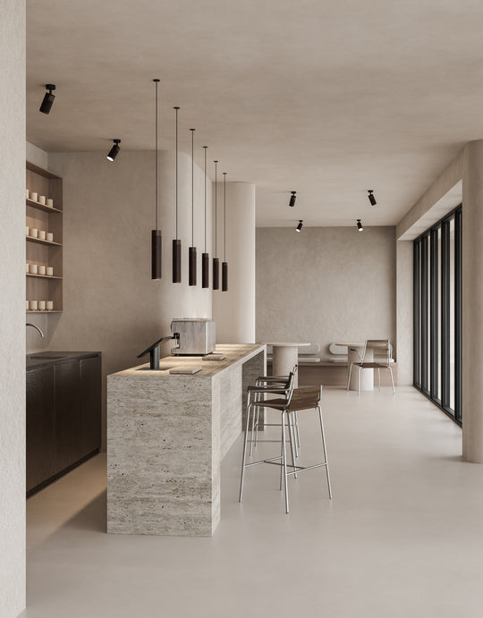 Patrone Pendel Long i bruneret messing • Thorup Copenhagen - Copenhagenhomedesign
