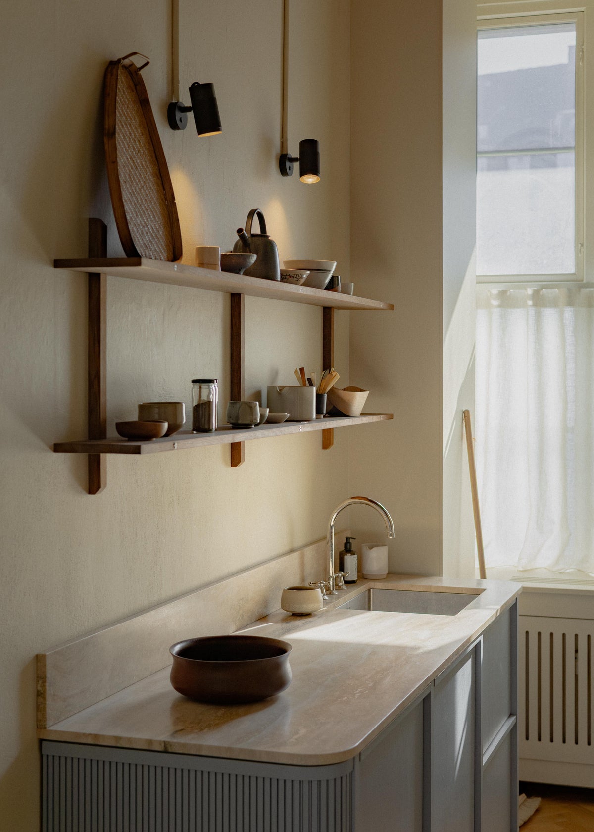 Patrone væglampe small, bruneret og messing • Thorup Copenhagen - Copenhagenhomedesign