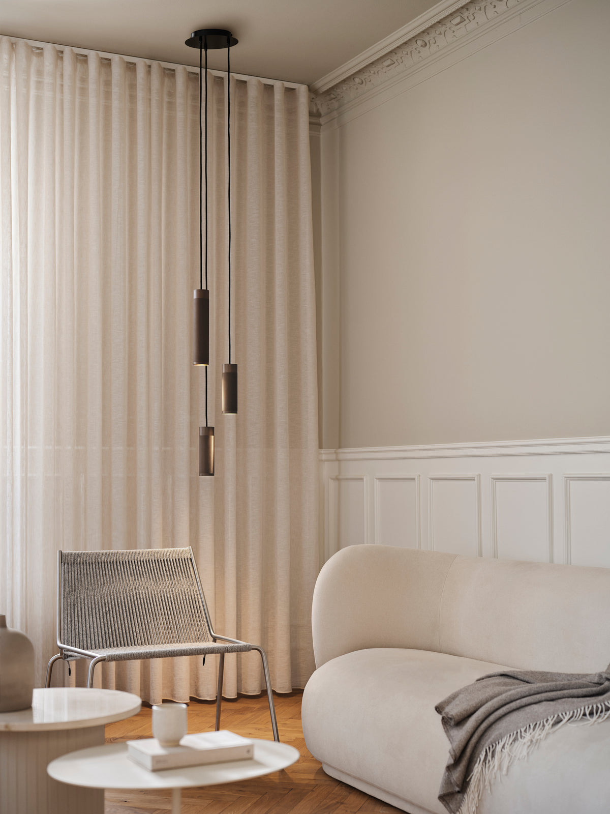 Patrone Cluster 3 pendellampa, brunerad mässing • Thorup Copenhagen - Copenhagenhomedesign