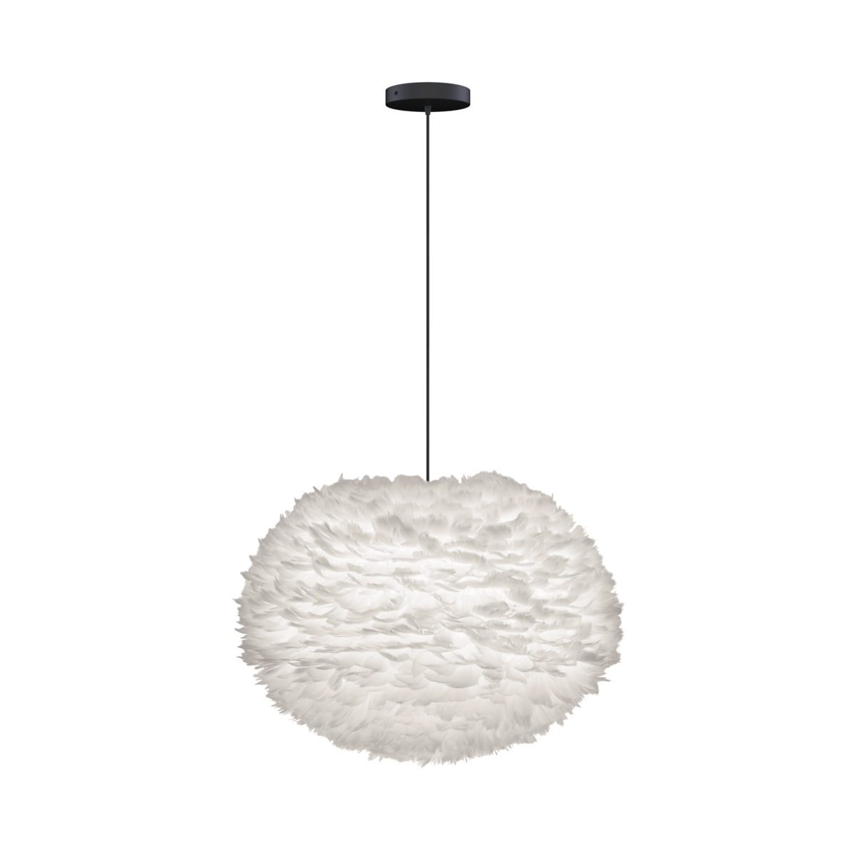 Eos pendel med roset, hvid og sort • UMAGE - Copenhagenhomedesign