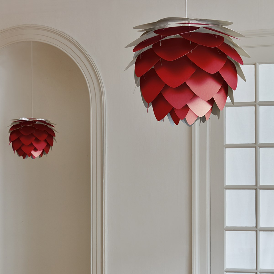 Aluvia lampeskærm, rød • UMAGE - Copenhagenhomedesign