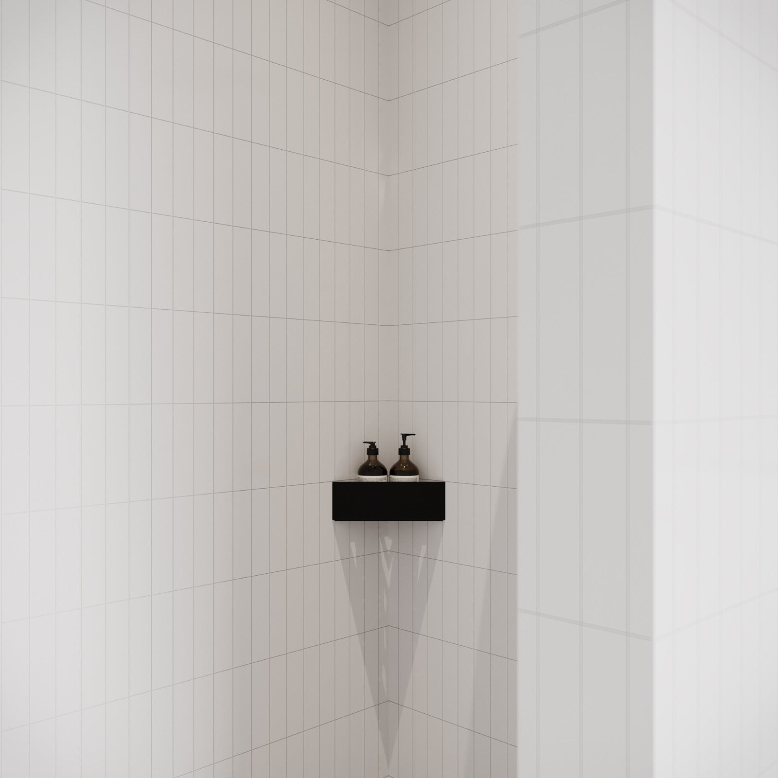 Duschhylla hörn, svart • NICHBA
