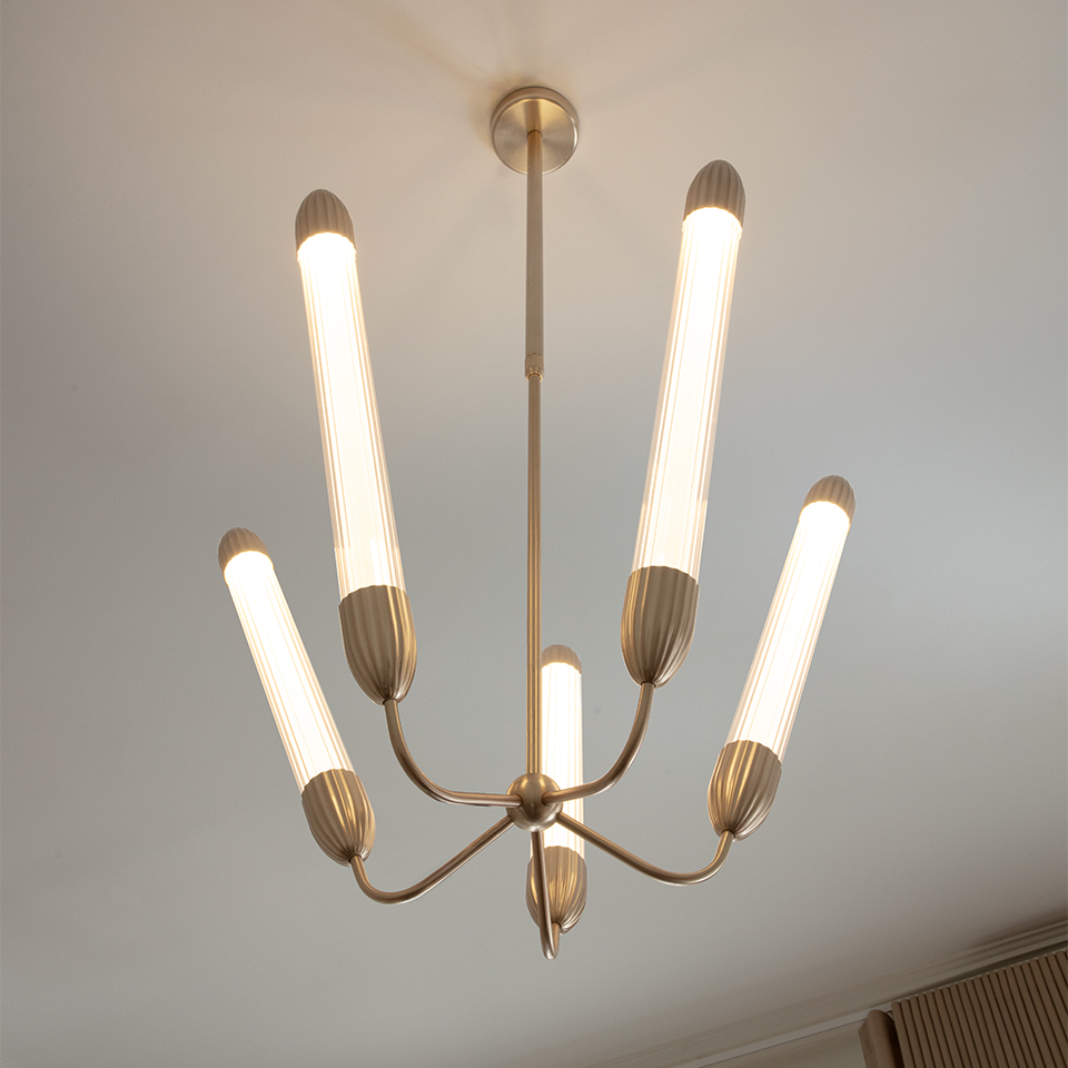 Lemon Squeeze lysekrone, messing • UMAGE - Copenhagenhomedesign