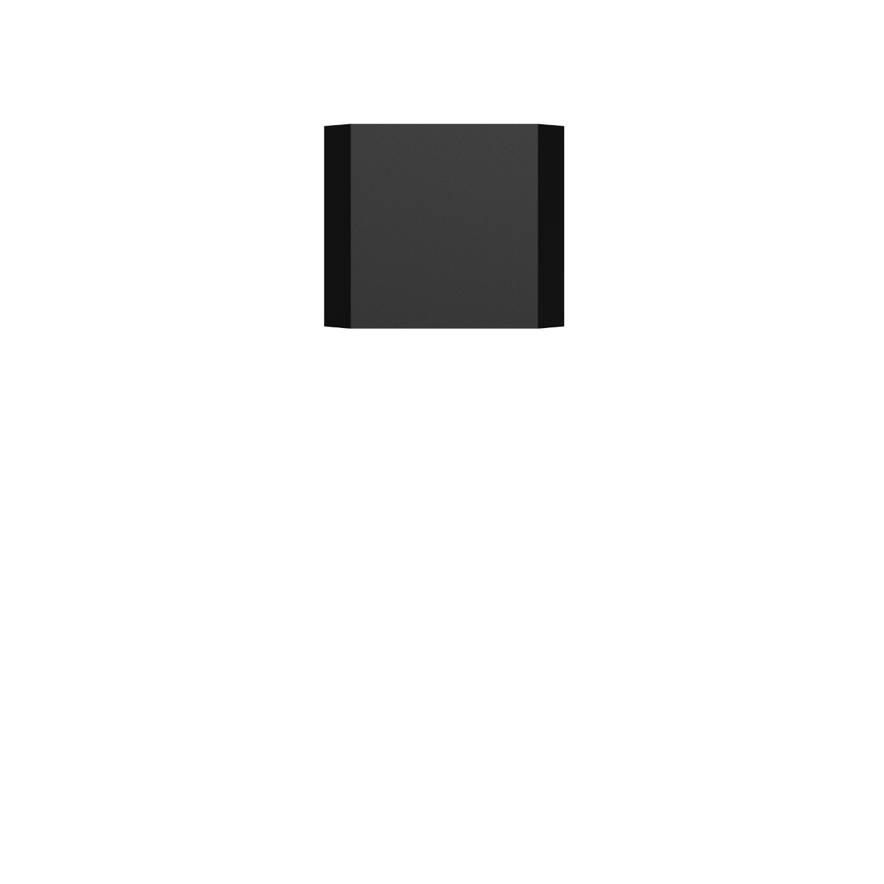 Pappersdispenser, svart • NICHBA