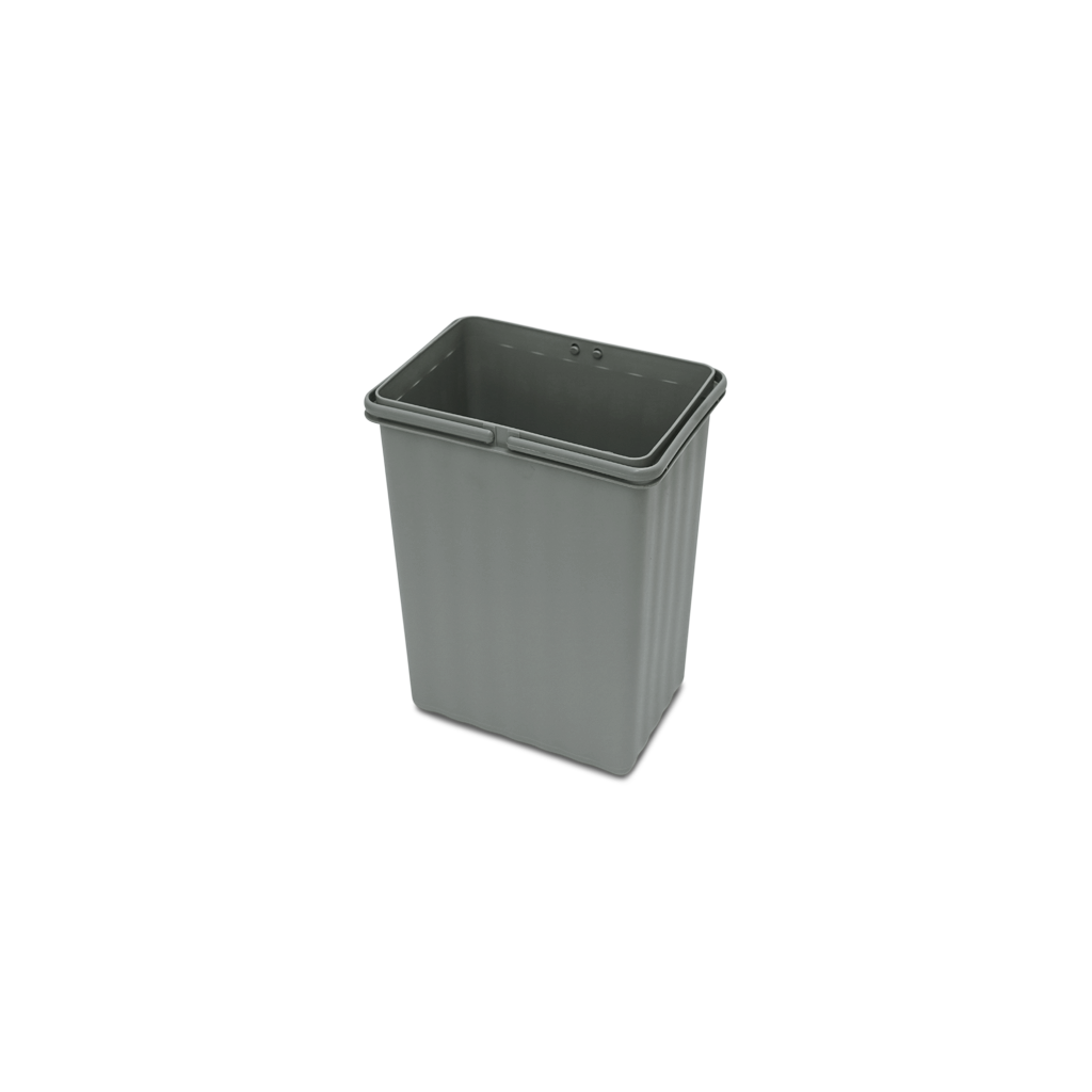 Copenhagen 4-30 • Avfallssystem i stål och plast på 4 x 7,5 liter med full utdragning