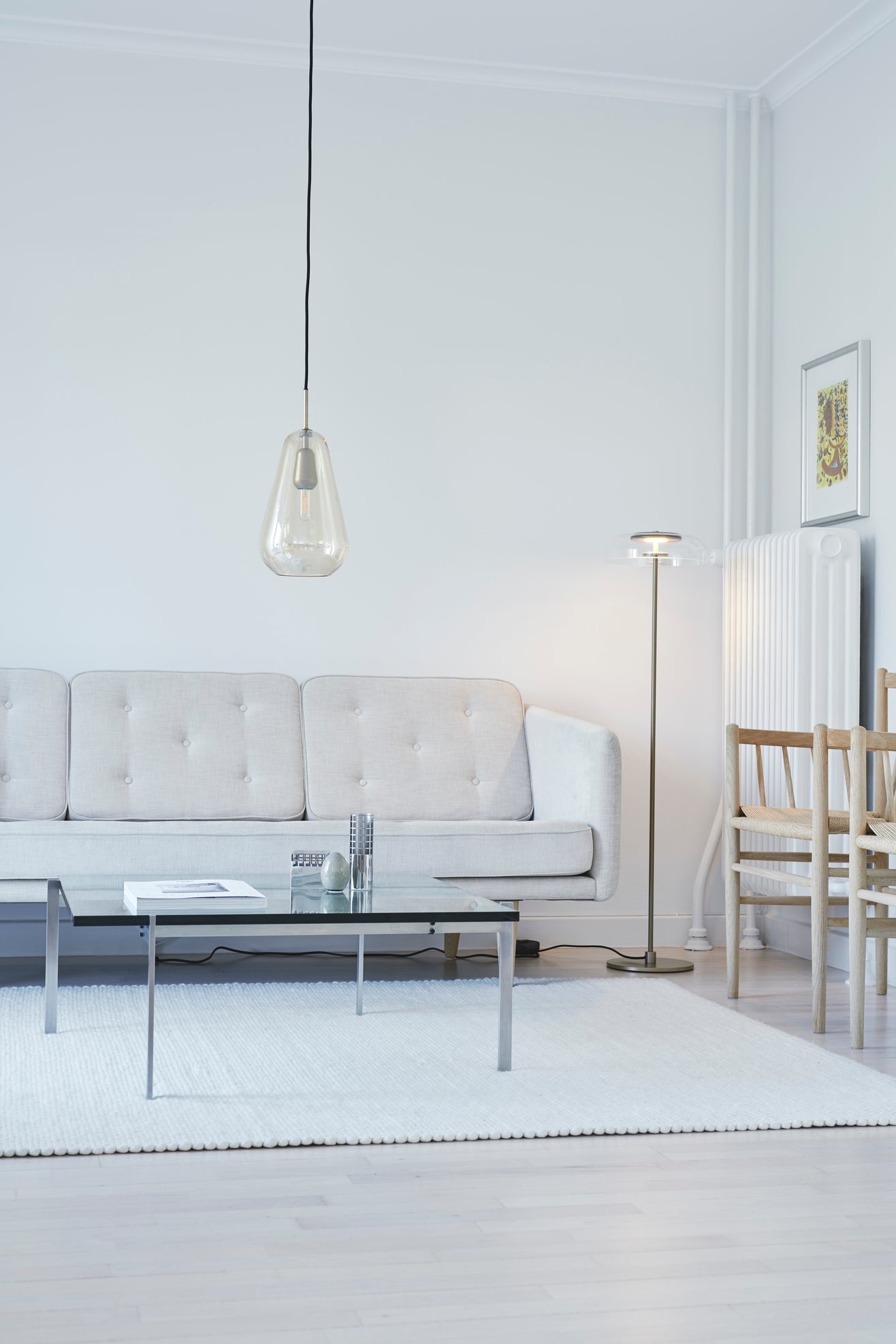 Anoli 1 medium pendel, nordic gold / gold • NUURA
