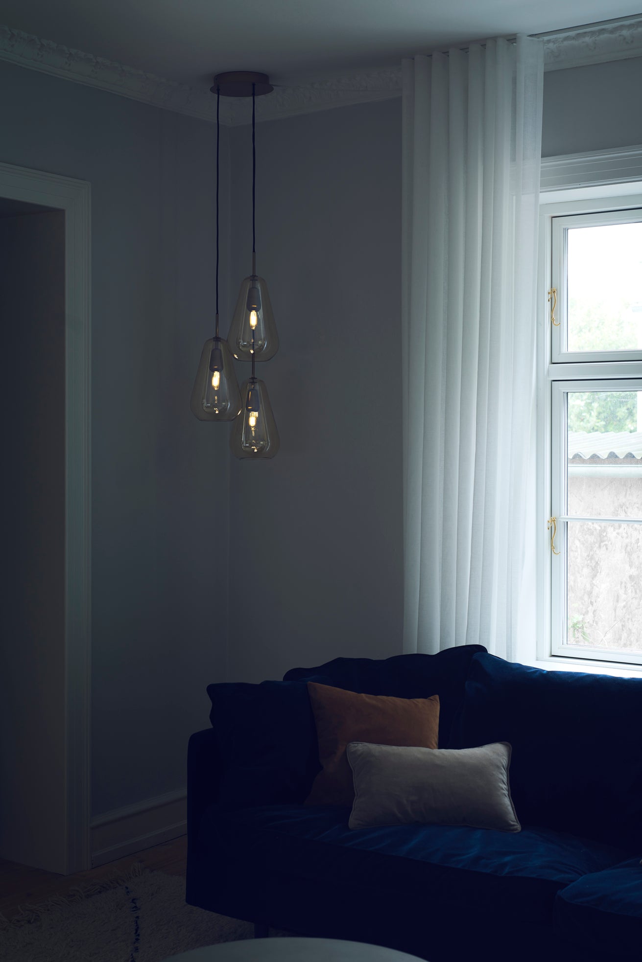 Anoli 3 pendel, nordic gold / gold • NUURA
