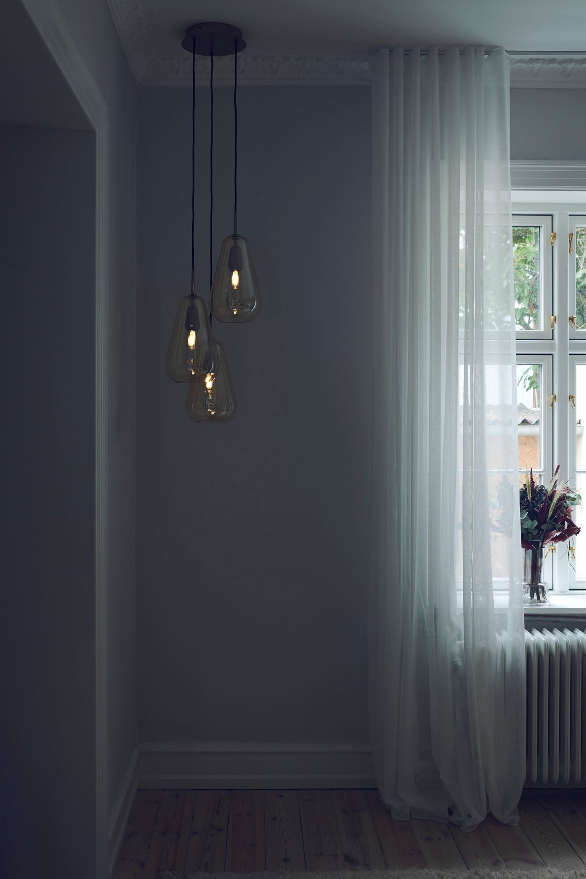 Anoli 3 pendel, nordic gold / gold • NUURA