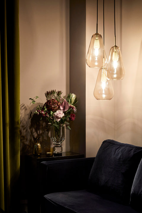 Anoli 3 pendel, nordic gold / gold • NUURA