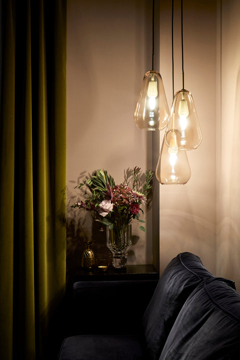 Anoli 3 pendel, nordic gold / gold • NUURA