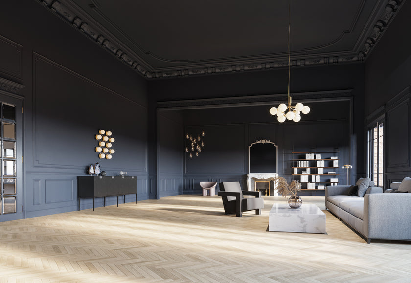 Apiales 9 ljuskrona, brushed brass / opal • NUURA