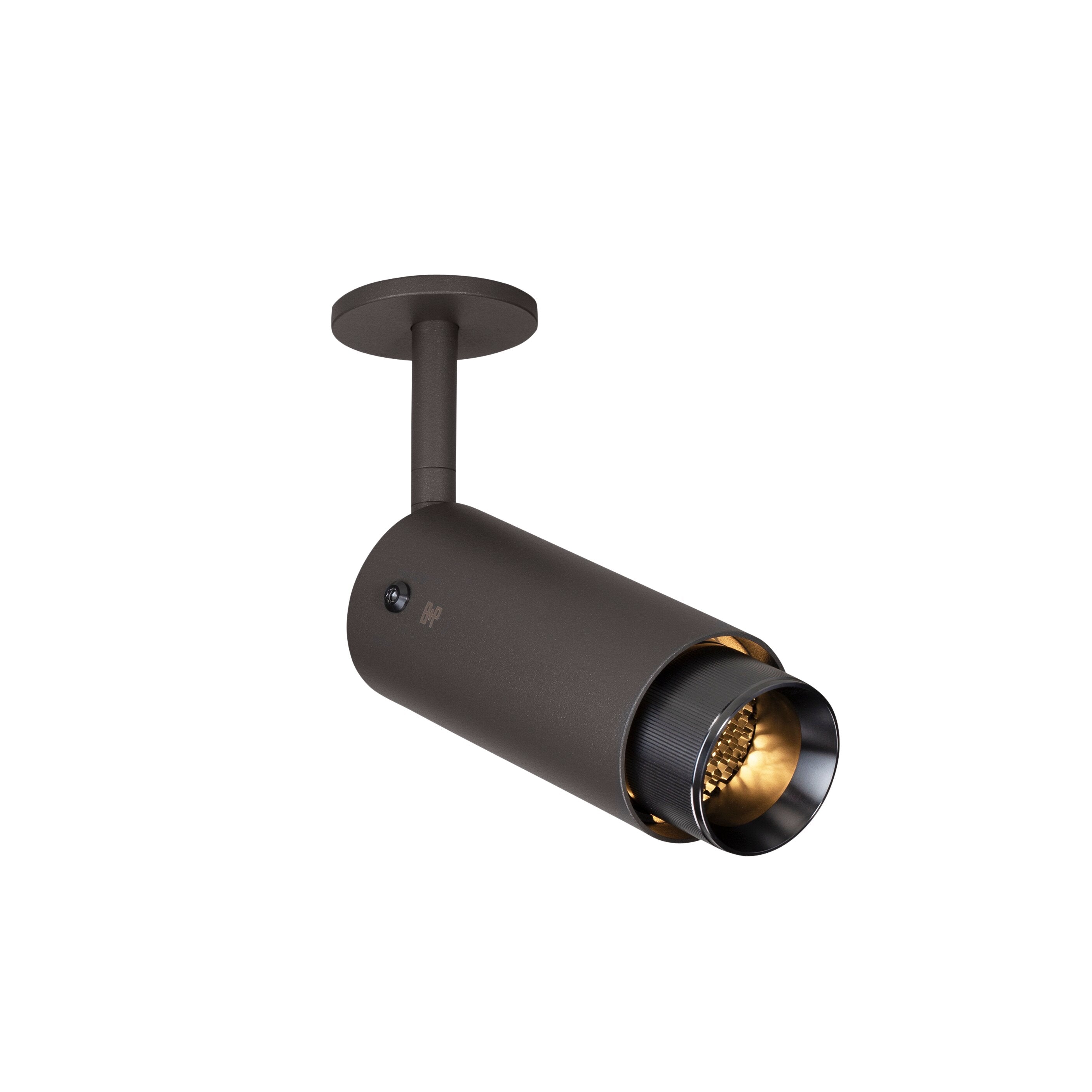 Exhaust spot i grafit med detaljer i gun metal • Buster + Punch
