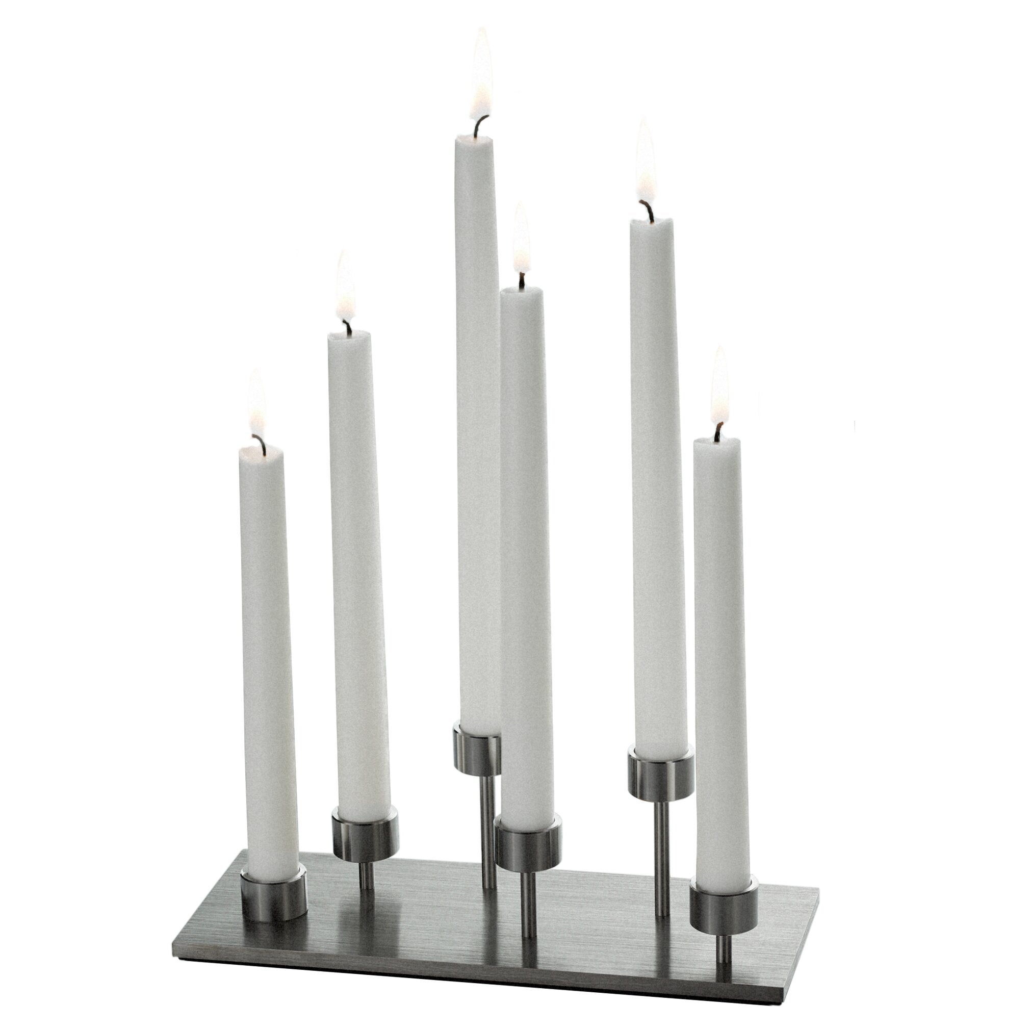 Machined Candelabra ljusstake i massivt rostfritt stål • Buster + Punch