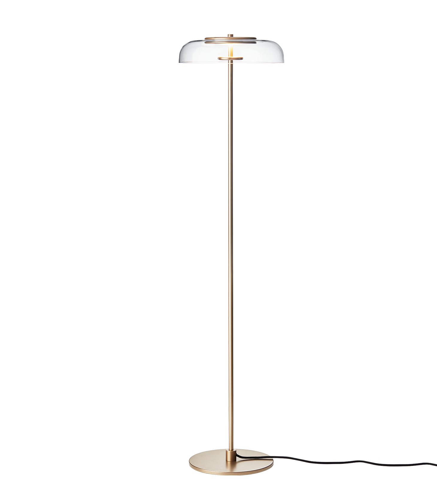 Blossi Floor golvlampa, nordic gold / clear • NUURA