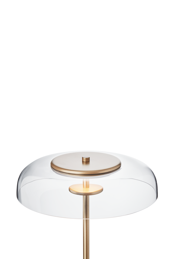 Blossi Floor golvlampa, nordic gold / clear • NUURA
