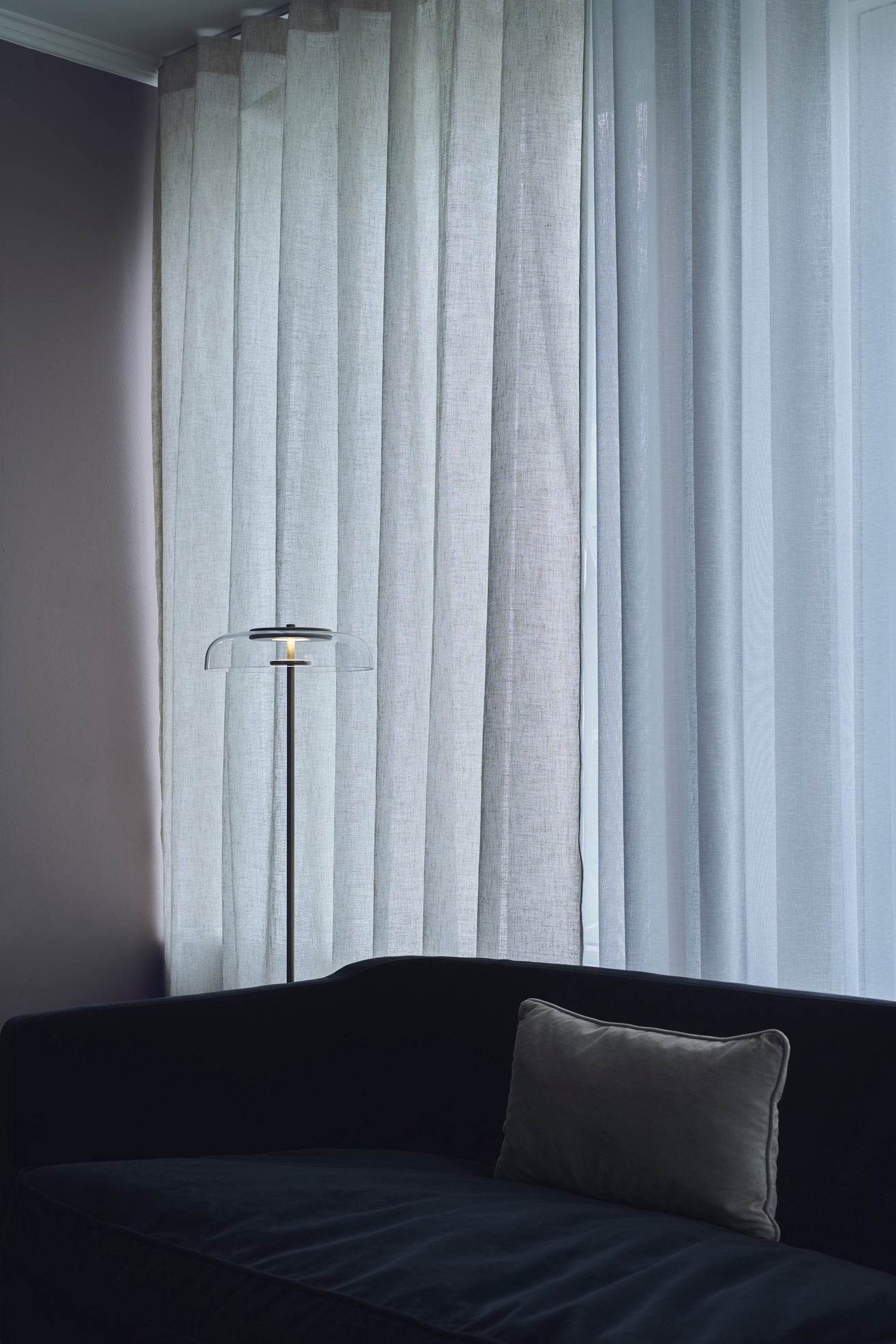 Blossi Floor golvlampa, nordic gold / clear • NUURA
