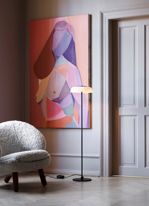Blossi Floor golvlampa, sort / svart • NUURA