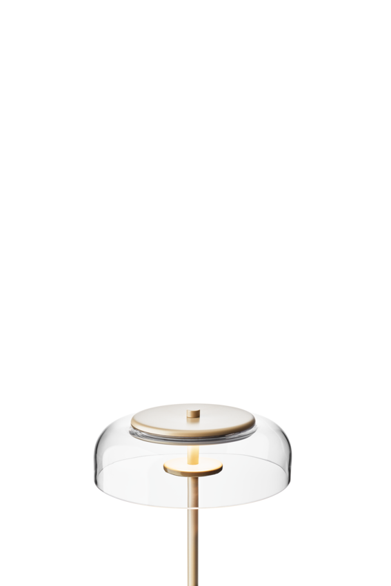 Blossi Table bordslampa, nordic gold / clear • NUURA