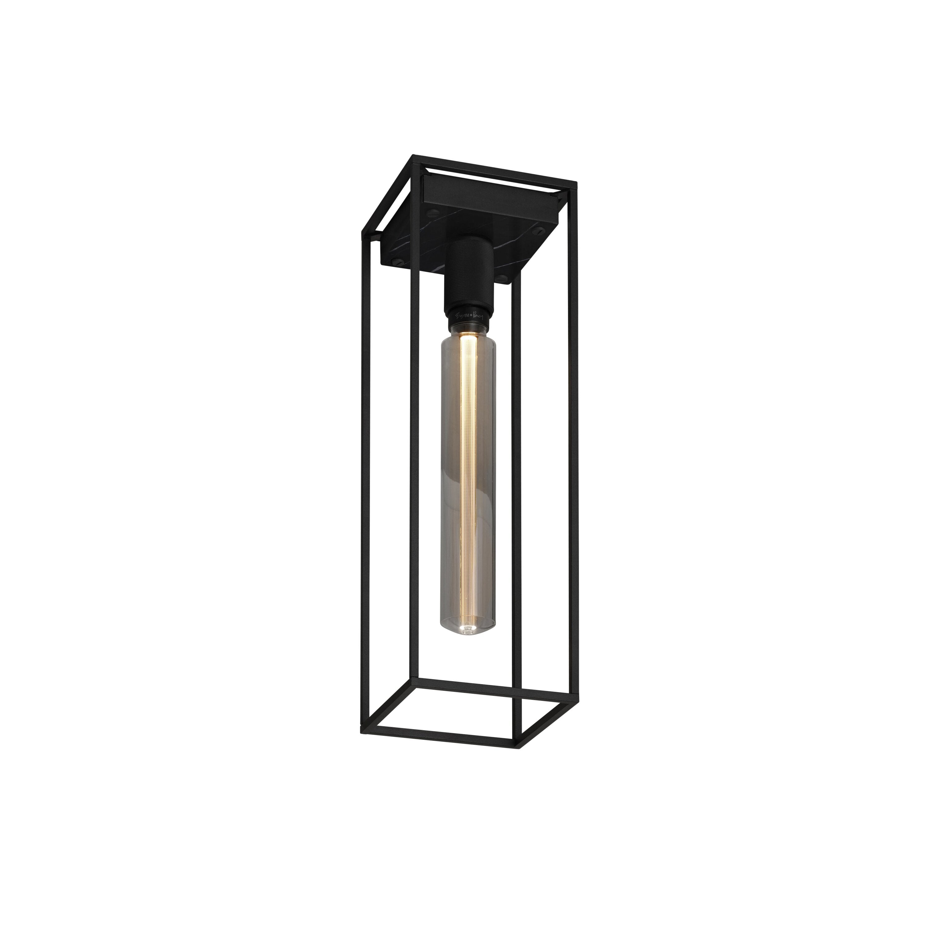 Caged taklampa med svart marmor/large • Buster + Punch