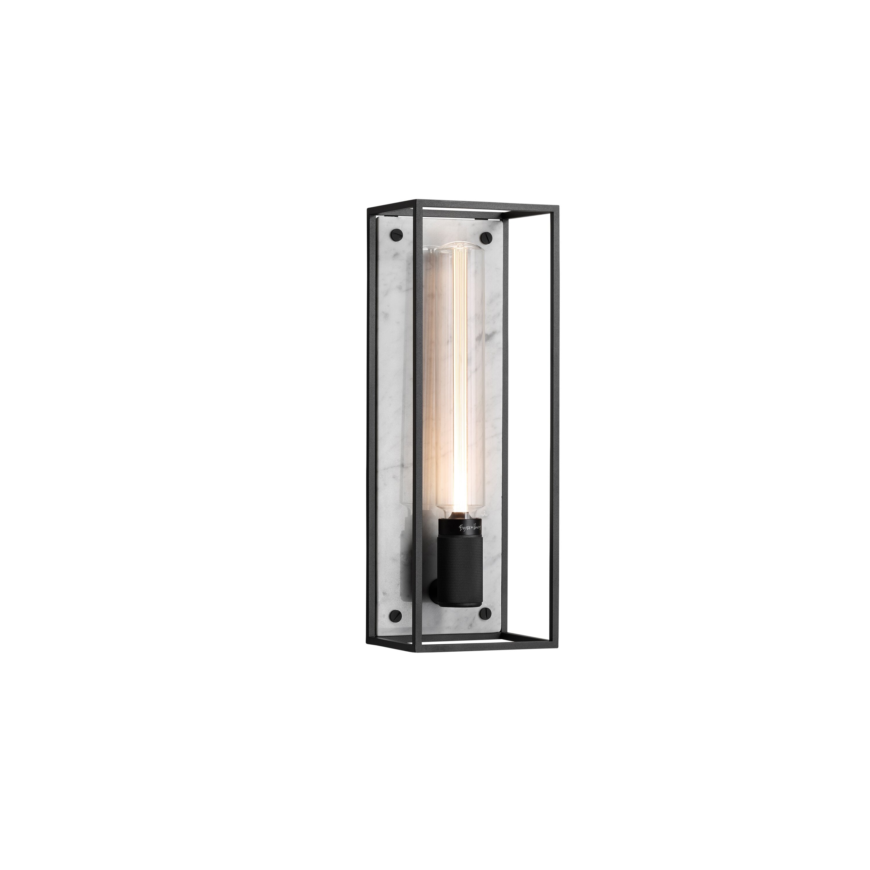 Caged vägglampa med vit marmor/large • Buster + Punch