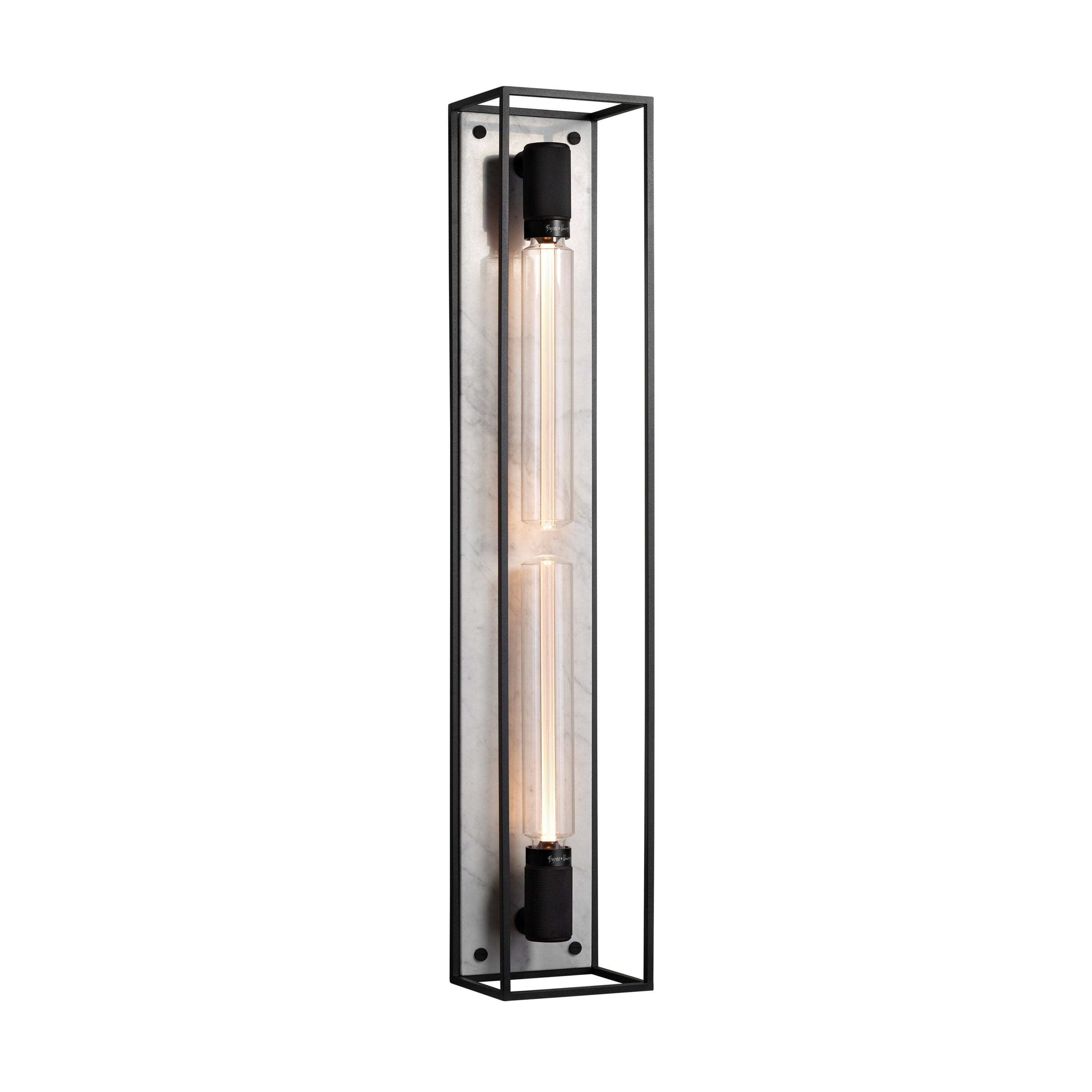 Caged vägglampa med vit marmor/X-large • Buster + Punch