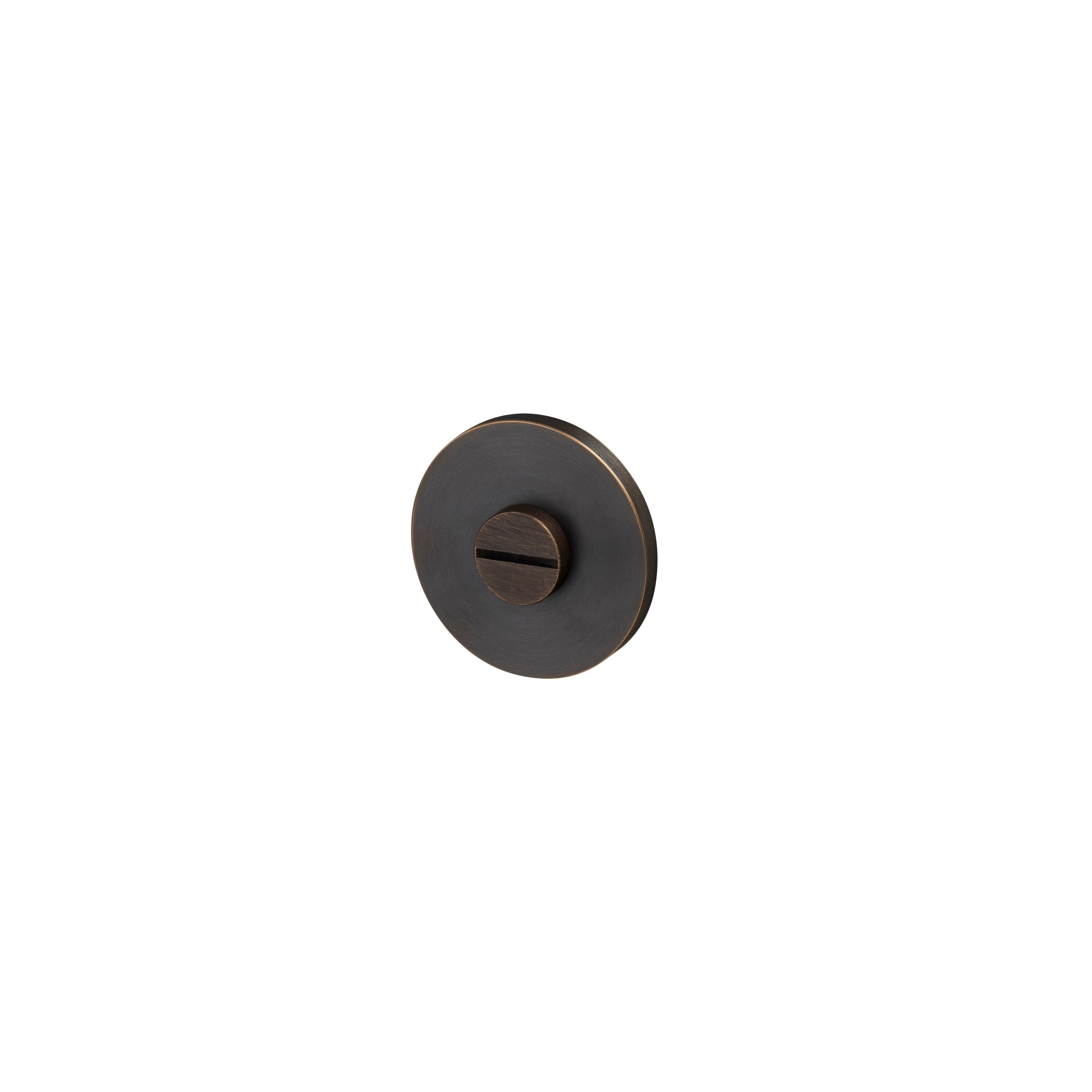 Cross-vred i brunerad mässing (smoked bronze) med diamantslipat mönster – c/c 27 mm • Buster + Punch