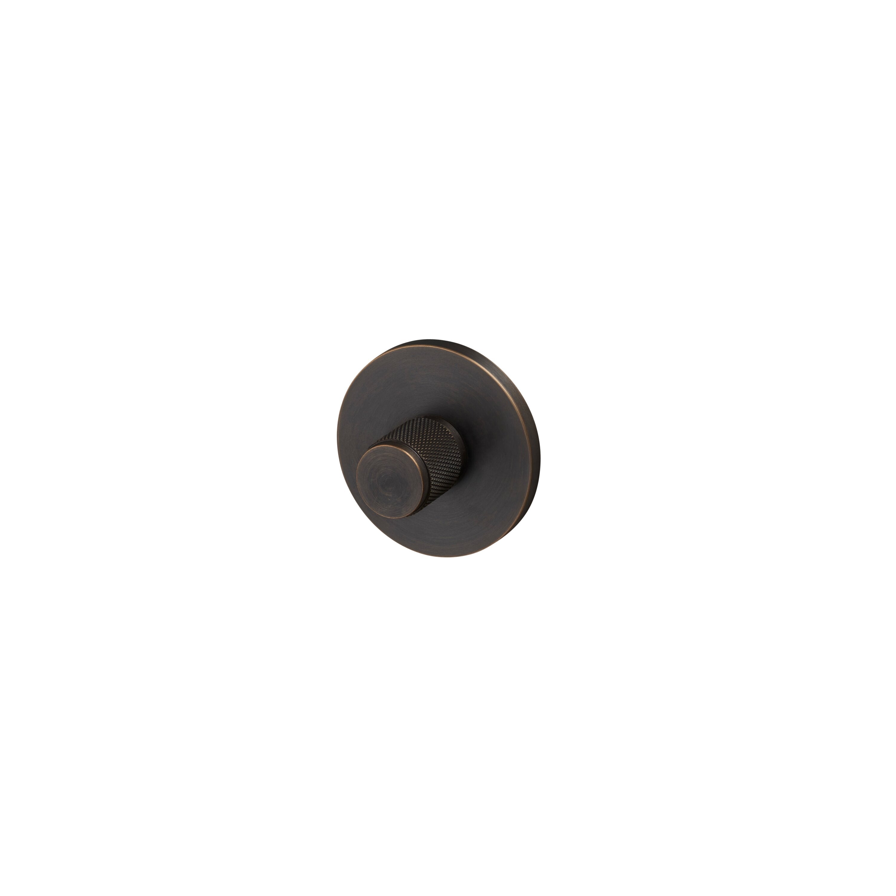 Cross-vred i brunerad mässing (smoked bronze) med diamantslipat mönster – c/c 27 mm • Buster + Punch