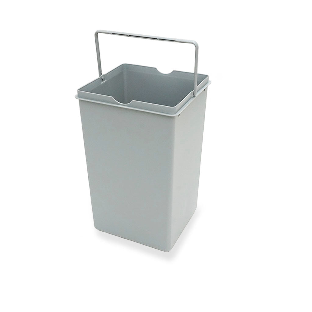 Copenhagen 14L Light Grey • Avfallshink på 14 liter i ljusgrå plast med handtag
