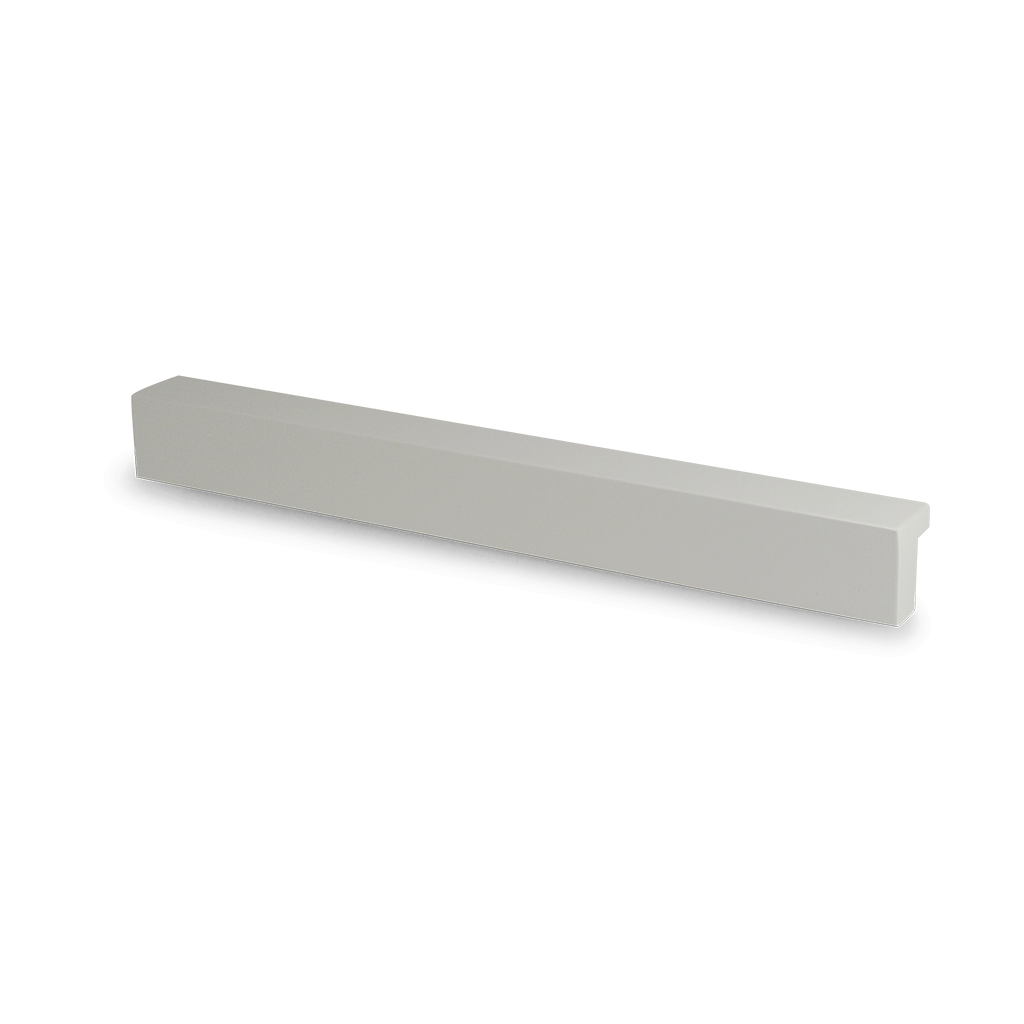 Klampenborg • Profilhandtag i vitmålat aluminium