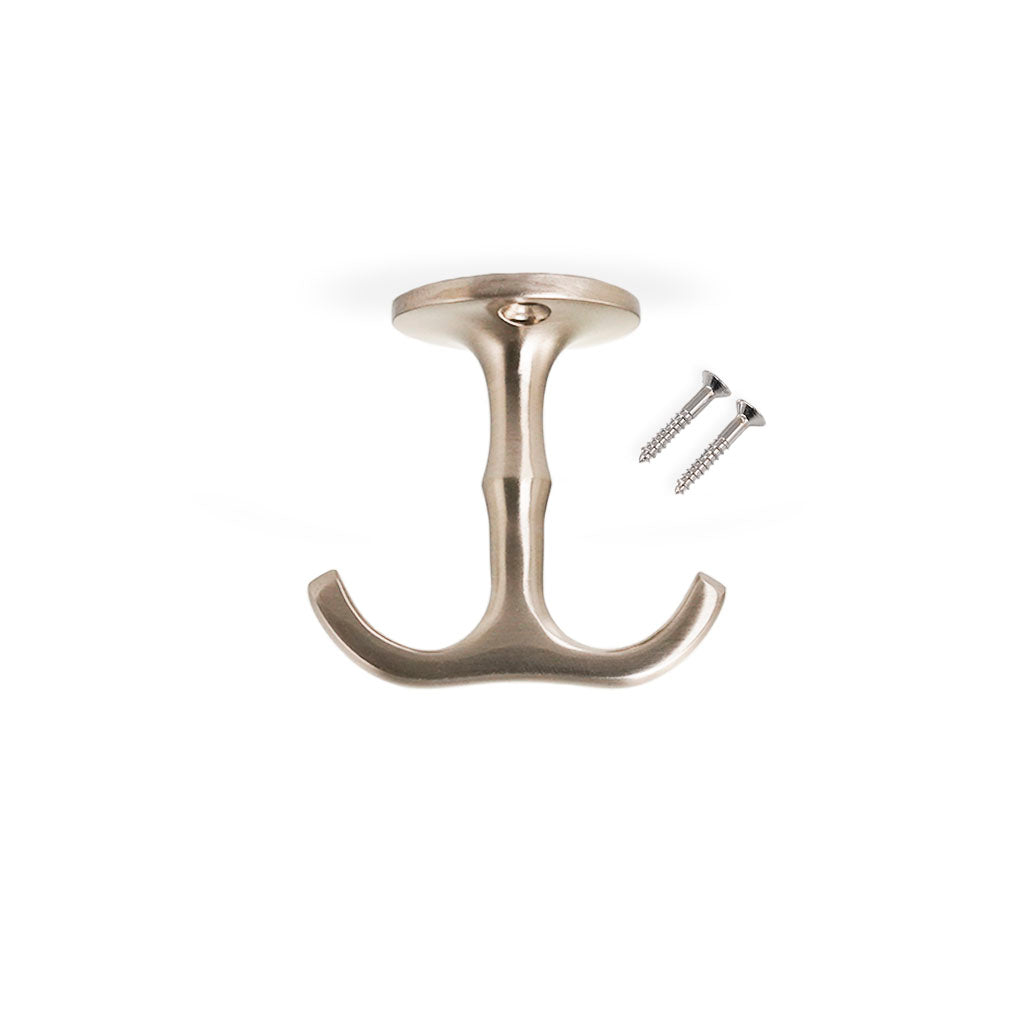 Halmstad • Ankarkrok, satinförnicklad 55 mm.