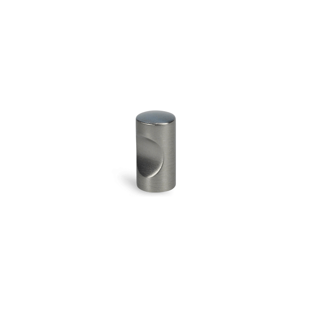 Skæring • Cylinderknopp i rostfri look