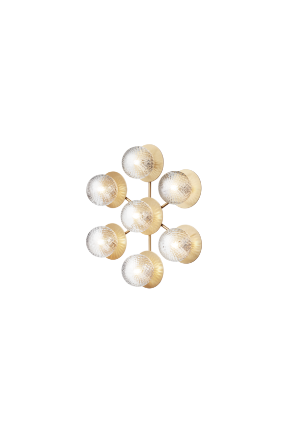 Liila Star vägg- och taklampa, nordic gold / optic clear • NUURA