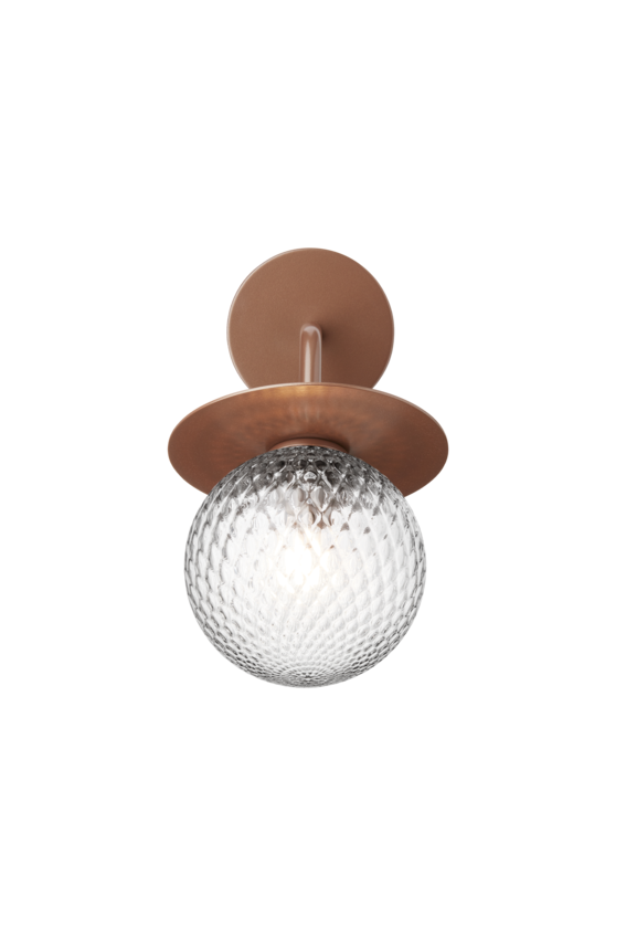 Liila Wall Outdoor utomhuslampa, dark bronze / optic clear • NUURA