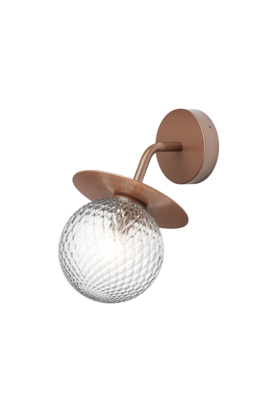 Liila Wall Outdoor utomhuslampa, dark bronze / optic clear • NUURA