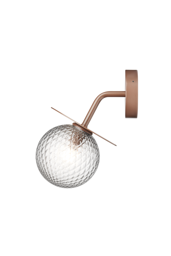 Liila Wall Outdoor utomhuslampa, dark bronze / optic clear • NUURA
