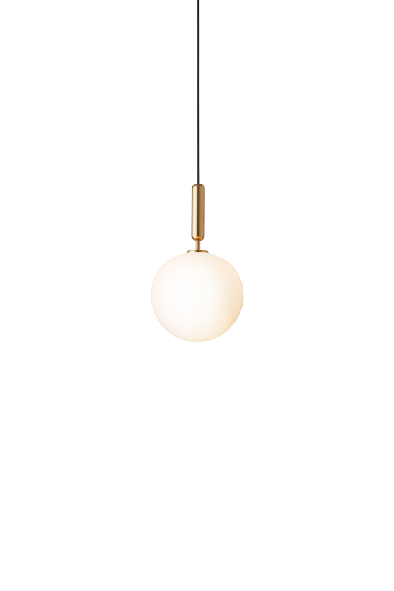Miira 1 Large pendel, brass / opal • NUURA